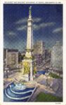 1939 Soldiers' and Sailors' Monument at Night, Indianapolis, Ind.