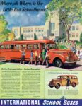 1940 International School Buses. Where, oh Where is the Little Red Schoolhouse
