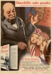 1942 Churchill is reading a fairytale. 'England is fighting for the freedom of small nations'