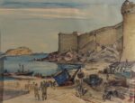 1943 Baustelle der Organisation Todt bei Saint-Malo