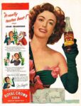 1944 'It really taste best!' says Joan Crawford. Royal Crown Cola