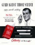 1949 Guard Against Throat-Scratch, enjoy smooth smoking Pall Malls