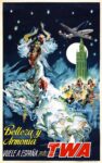 1950 Belleza y Armonia Vuole A Espana por TWA