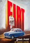 1950 Fiat 1400 el nuevo coche