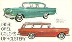 1950 Opel Rekord & Caravan. Opel Colors Upholstery