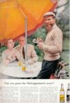 1954 Can you guess the Schweppesman's score. Schweppes