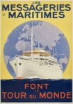 1954 Les Messageries Maritimes. Font le Tour du Monde