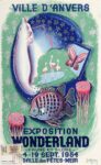 1954 Ville D'Anvers. Exposition Wonderland