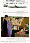1955 Shortest Distance Between 2 Points. Lockheed Super Constellation