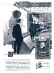 1957 Kein Unbekannter durchschreitet je den privaten Eingang zu den Wohntürmen des Hotels Waldorf-Astori in New York. Astor