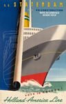 1957 s.s. Statendam. vers le succes! Holland-America Line