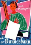 1957 zum Wintersport mit der Bundesbahn