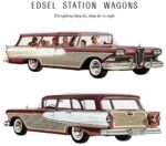 1958 Edsel Station Wagons. Everything they do, they do in style