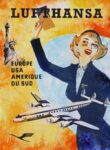1958 Lufthansa. Europe USA Amerique Du Sud