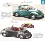 1958 Volkswagen Beetle Sunroof Sedan and Convertible