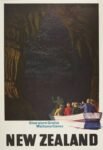 1959 Glow worm Grotto Waitomo Caves. New Zealand