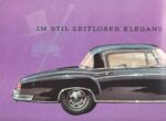 1959 Mercedes-Benz 220S-SE Brochure. Im Stil Zeitloser Eleganz