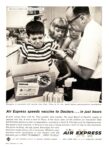 1960 Air Express speeds vaccine to Doctors... in just hours