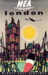 1961 MEA london. Middle East Airlines