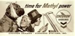 1961 time for Methyl power. Chevron Gasolines