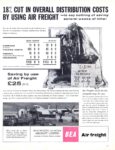 1963 18% Cut In Overall Distribution Costs By Using Air Freight. BEA