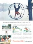 1963 In Strasbourg, when they tell you 'Go roll a hoop' watch out! Canadian Club