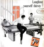 1963 Laughing yourself thirsty. 7up