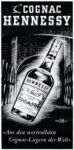 1964 Cognac Hennessy. 'Aus den wertvollsten Cognac-Lagern der Welt'