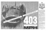 1964 Congratulations Donald Campbell. Congratulations Dunlop. 403 MPH