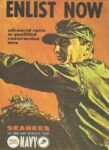 1968 Enlist Now, advanced rates to qualified construction men. Seabees. Navy