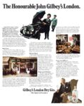 1969 The Honourable John Gilbey's London. Gilbey's London Dry Gin