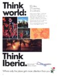 1969 Think world. 83 cities, 27 countries, 4 continents. Think Iberia