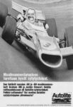 1970 Maailmanmestaruuteen tarvitaan hyvät sytytystulpat. Autolite
