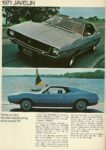 1971 AMC Javelin. Styling so hairy we even risked turning some people off
