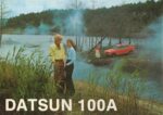 1971 Datsun 100A (Nissan Cherry E10) brochure cover