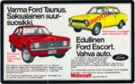 1973 Ford Taunus 2000 L and Ford Escort 1300