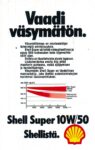 1973 Vaadi väsymätön. Shell Super 10W-50 Shellistä. Shell
