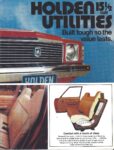 1974 Holden Utility. Built tough so the value lasts