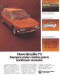 1977 Volkswagen Novo Brasilia 1977. Sempre mais razoes para continuar sucesso