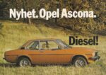 1979 Opel Ascona Diesel