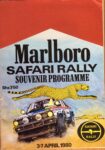 1980 Marlboro Safari Rally Souvenir Programme