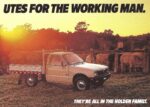 1985 Holden Rodeo. Utes For The Working Man