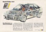 1985 Opel Kadett Rallye 4X4. Das Bekenntnis zur Spitzentechnologie
