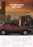 1991 Holden Nova. Behaving Yourself With A Boot