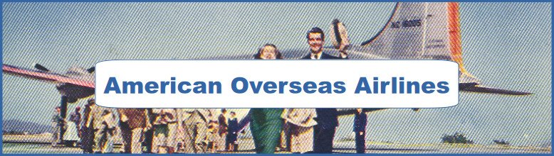 American Overseas Airlines Poster and Ad Collection