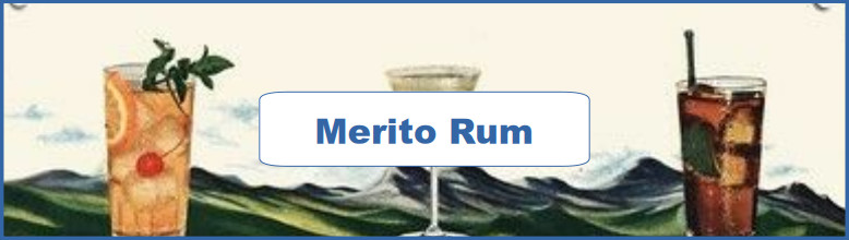 Merito Rum Ad and Poster Collection