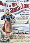 1896 Chemins de Fer de L'Etat. Bains de Mer des Sables d'Olonne
