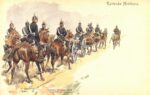 1900 German Horse Artillery (Reitende Artillerie) by E Becker