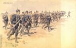1900 Schwärmen (tactical manoucer of spreading out into an open skirmish line) by E. Becker