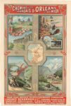 1902 Chemins de fer Français d'Orléans et du Midi. Touraine, Bretagne, Auvergne, Pyrenees